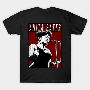 Vintage Retro Anita Baker T-Shirt
